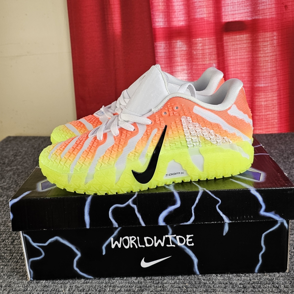 Nike Kids Shoes - Neon Orange and Yellow